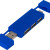 Двойной USB 2.0-хаб «Mulan» синий