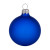 Стеклянный шар на елку «Fairy tale Opal», 6 см синий матовый