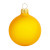 Стеклянный шар на елку «Fairy tale Opal», 6 см желтый матовый