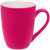 Кружка Good Morning с покрытием софт-тач, серая розовый, фуксия