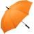 Зонт-трость «Resist» с повышенной стойкостью к порывам ветра оранжевый