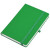 Бизнес-блокнот SILKY, формат А5, в клетку
 зеленый