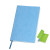 Бизнес-блокнот "Funky" А5, голубой,  зеленый форзац, мягкая обложка, в линейку голубой, зеленый