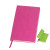 Бизнес-блокнот "Funky", 130*210 мм, желтый, зеленый форзац, мягкая обложка, блок- линейка розовый, зеленый
