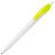 Ручка шариковая X-1 белый, ярко-желтый