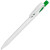 Ручка шариковая TWIN WHITE белый, ярко-зеленый