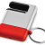 Подставка-брелок для мобильного телефона «GoGo» серебристый/красный