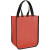 Ламинированная сумка для покупок, малая, 80 г/м2 красный