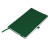 Бизнес-блокнот GRACY на резинке, формат А5, в линейку зеленый
