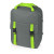 Рюкзак «Lock» с отделением для ноутбука серый/зеленое яблоко