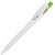 Ручка шариковая TWIN LX, пластик белый, зеленое яблоко