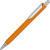 Ручка металлическая шариковая трехгранная «Riddle» оранжевый/серебристый