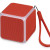 Портативная колонка «Cube» с подсветкой красный