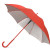 Зонт-трость «Silver Color» красный/серебристый