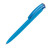 Ручка пластиковая шариковая трехгранная «Trinity K transparent Gum» soft-touch голубой