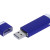 USB 2.0- флешка промо на 64 Гб прямоугольной классической формы синий