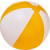 Пляжный мяч «Bora» желтый/белый