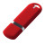 USB 3.0- флешка на 16 Гб, soft-touch красный