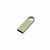 USB 2.0-флешка на 512 Мбайт с мини чипом и круглым отверстием серебристый