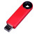 USB 3.0- флешка промо на 32 Гб прямоугольной формы, выдвижной механизм красный/черный