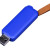 USB 3.0- флешка промо на 32 Гб прямоугольной формы, выдвижной механизм синий