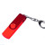 USB 2.0/micro USB/Type-С- флешка на 64 Гб 3-в-1 с поворотным механизмом красный