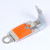 USB 2.0- флешка на 32 Гб в виде брелока оранжевый