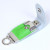 USB 2.0- флешка на 32 Гб в виде брелока зеленый