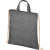 Сумка-рюкзак «Pheebs» из переработанного хлопка, 210 г/м² черный меланж