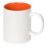 Кружка «Sublime Color XL» для сублимации белый/оранжевый
