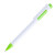 Ручка шариковая MAVA белый, зеленое яблоко