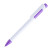 Ручка шариковая MAVA белый, фиолетовый