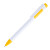 Ручка шариковая MAVA белый, желтый