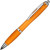 Ручка пластиковая шариковая «Nash» оранжевый/серебристый