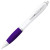 Ручка пластиковая шариковая «Nash» белый/пурпурный/серебристый