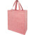 Эко-сумка «Pheebs» из переработанного хлопка красный меланж