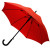 Зонт-трость полуавтомат «Wetty» с проявляющимся рисунком красный