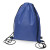 Рюкзак-мешок Reviver из нетканого переработанного материала RPET синий