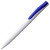 Ручка шариковая Pin, белая с черным белый, синий