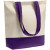 Холщовая сумка Shopaholic, неокрашенная фиолетовый, неокрашенный