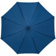 Зонт-трость Magic с проявляющимся рисунком в клетку, темно-синий
