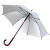 Зонт-трость Standard, белый с серебристым внутри белый, серебристый