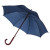 Зонт-трость Standard, белый с серебристым внутри синий, темно-синий