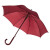Зонт-трость Standard, белый с серебристым внутри бордовый
