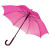 Зонт-трость Standard, белый с серебристым внутри розовый, фуксия, ярко-розовый