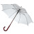 Зонт-трость Standard, белый с серебристым внутри белый