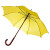 Зонт-трость Standard, белый с серебристым внутри желтый