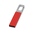 Флеш-карта USB 2.0 16 Gb с карабином 'Hook', красный/серебристый OA-620116