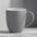 Кружка с покрытием soft-touch C1, серый OA-870710clr